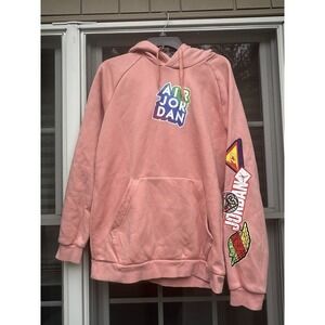 Nike Air Jordan Jumpman Sticker Logo Hoodie Mens Size medium